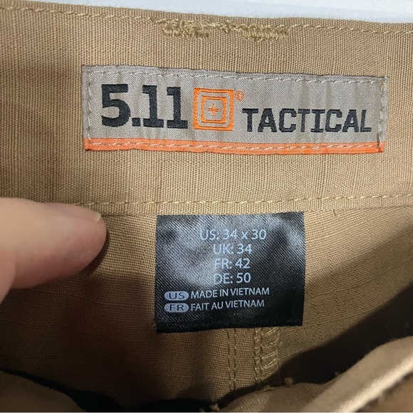 5.11 Tactical Taclite pro pant khaki size 34 x 30 - Picture 9 of 14